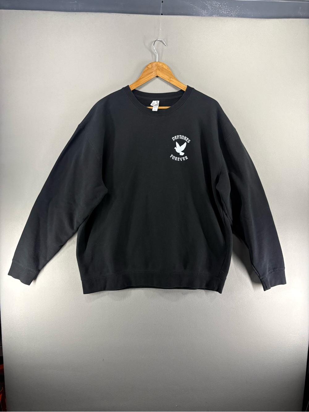 Authentic Deftones Sz XL 2025 North American Tour Sweatshirt Pullover Black